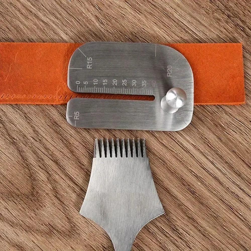 Spacing Chisel Leather Stitching Punch Guide Plate Ruler | Chisel Spacing Aid | DIY ...