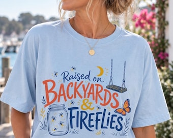 Nostalgic Childhood Shirt, Comfort Colors Tee, Summer Memories Shirt, Country Life Tee, Southern Childhood Shirt, Nature Lover Graphic Tee