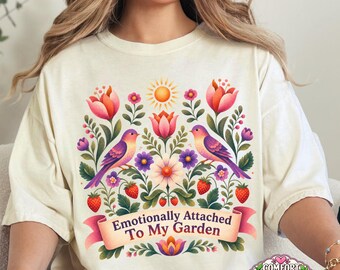 Gardening Shirt for Women, Comfort Colors Tee, Garden Lover Gift, Gardener Shirt, Flower Garden Tee, Plant Lover Gift