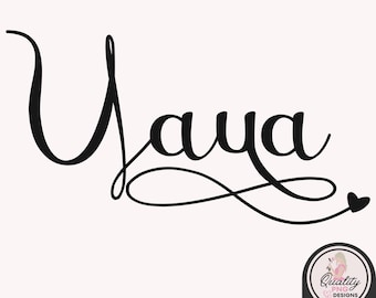 Yaya Western Name Title PNG | Trendy, Yaya, Western, Aztec, Circle