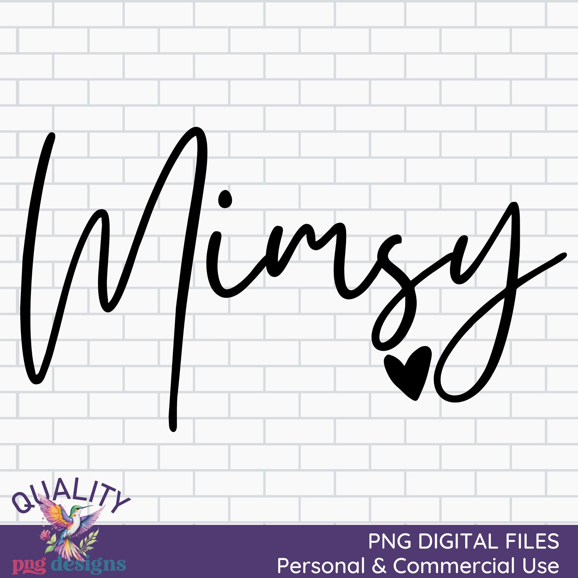 Mimsy PNG Mimsy Clipart Commercial Use Digital Download DTG Print on ...