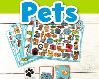 Pets I Spy Board Game: Pets for Kids