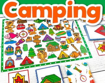 Camping I Spy Board Game
