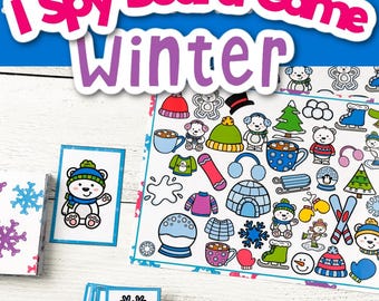 Winter I Spy Board Game