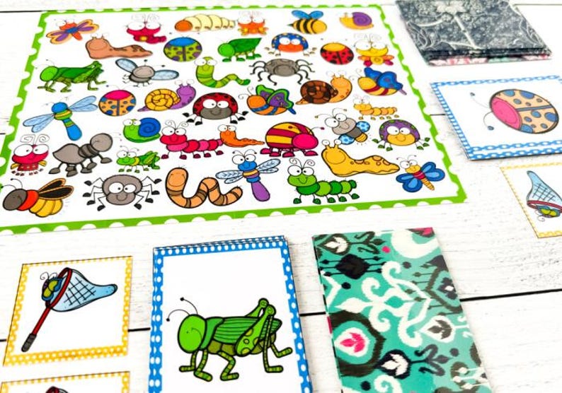 Bugs and Insects I Spy Board Game for Kids - Etsy Australia
