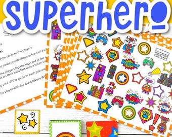 Superhero I Spy Board Game for Kids