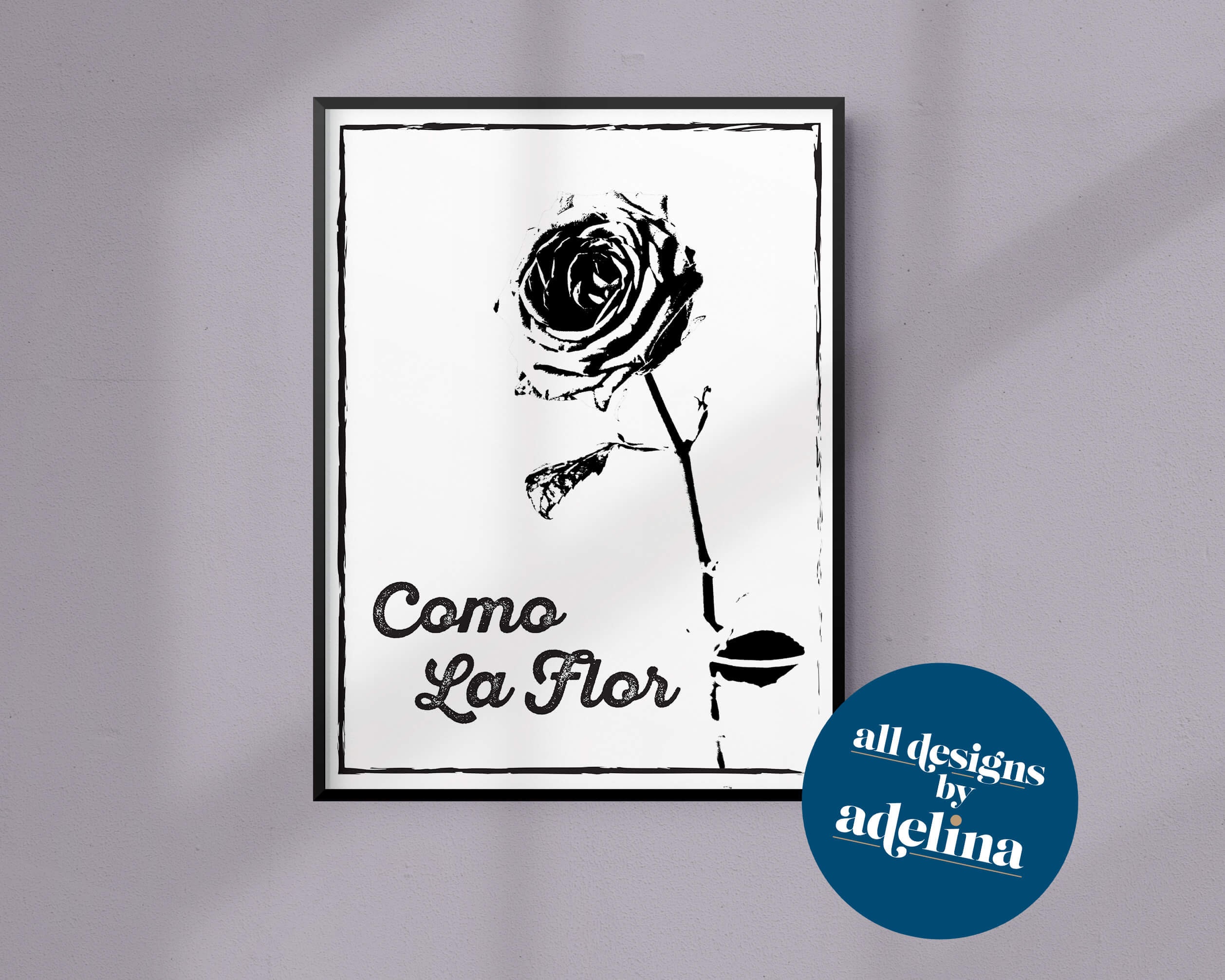 Como La Flor Inspired Instant Download Print Selena Wall Art Etsy