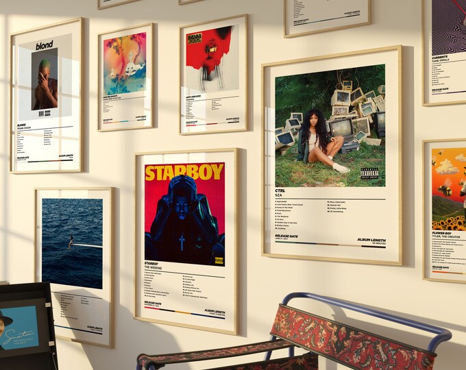 SZA SOS Digital Album Art Poster Download Home Decor Etsy