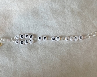 Taylor swift loml bracelet