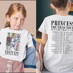 Princess Eras Tour Comfort Colors T-Shirt, Disney Princess Characters , Disney Princess Tour, Disney Girl Trip, Disney Womens Shirt, VLB667