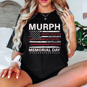 Memorial Day Shirt, Murph Shirt, American Flag Shirt, Independence Day Shirt, Patriotic Outfit, Soldier Shirt VLB1075
