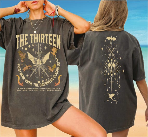 Comfort Colors The Thirteen Throne Of Glass T-shirt, We Are The Thirteen Tee ,From Now Until The Darkness Claims Us Shirt
