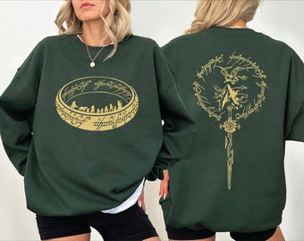 Fantasy Book Sweatshirt, You Shall not Pass Hoodie, Shards of Narsil Tee, Gift for Book Lover