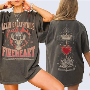 Throne Of Glass Fan Comfort Colors Shirt, Fireheart Aelin T Shirt, Kingsflame The Thirteen, Aelin Galathynius Shirts VLB520