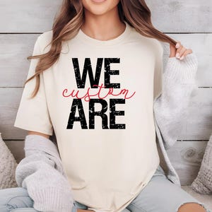Camiseta de mascota personalizada, camiseta escolar personalizada, camiseta de espíritu escolar, camiseta de equipo escolar, camiseta de mascota de equipo VLB705