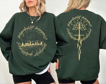 Fantasy Book Sweatshirt and Hoodie, Shards of Narsil Sweatshirt, Funny Second Breakfast Tee, Ideal Gift for Book Lover