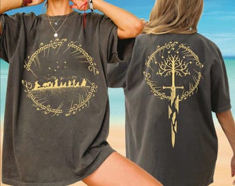 Fantasy Book Lover Shirt, Shards of Narsil Shirt, Funny Second Breakfast Design, Perfect Gift for Book Enthusiasts and Fantasy Fans
