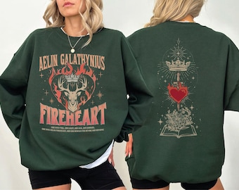 Throne Of Glass Fan  Sweatshirt , Fireheart Aelin Galathynius Hoodie, Kingsflame The Thirteen Tee
