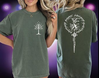 Comfort Colors Fantasy Book Lover T-Shirt, Funny Second Breakfast Design, Perfect Gift for Book Enthusiasts and Fans