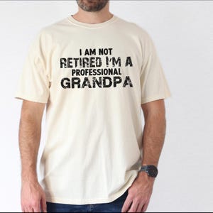 I&#39;m Not Retired I&#39;m A Professional Grandpa T-Shirt,Grandpa Shirt, Fathers Day Shirt, Retired Grandpa Gift, Funny Grandpa Shirt VLB1112