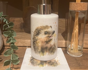Various Hedgehog Soap Dispensers. (Matching stand available)