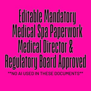 Editable Medspa EMERGENCY Protocols
