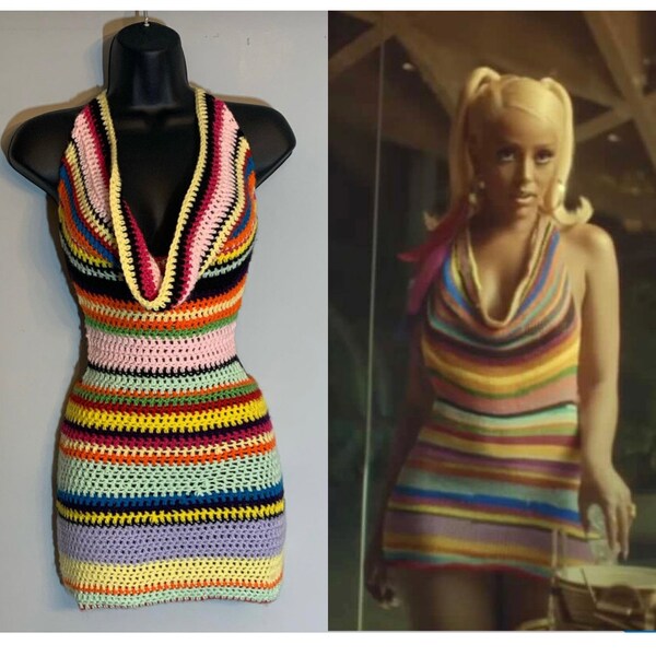 Cat Dress Crochet Etsy