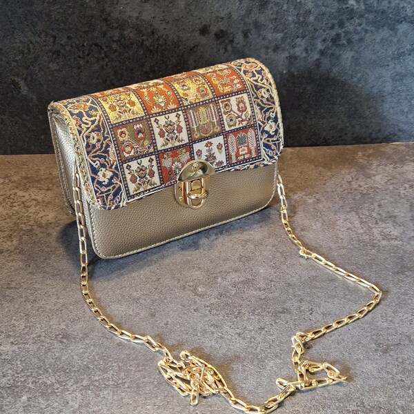 Ladies Turkish inspired Cross Body Messenger Bag Detachable - High Quality