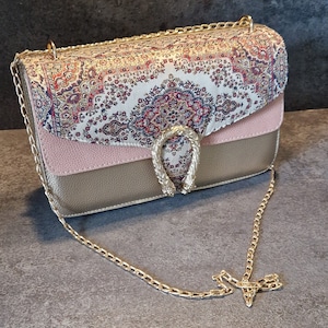 Ladies Turkish inspired Cross Body Messenger Bag Detachable - High Quality