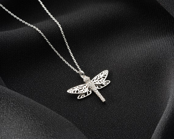 Dragonfly Elegant Necklace Immortal Love Necklace Dragonfly Lucky Necklace dragonfly Jewelry dainty Dragonfly Charm Loyalty Necklace Etsy Canada