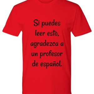 Spanish teacher appreciation gift, español, thank a spanish teacher, proud Spanish student