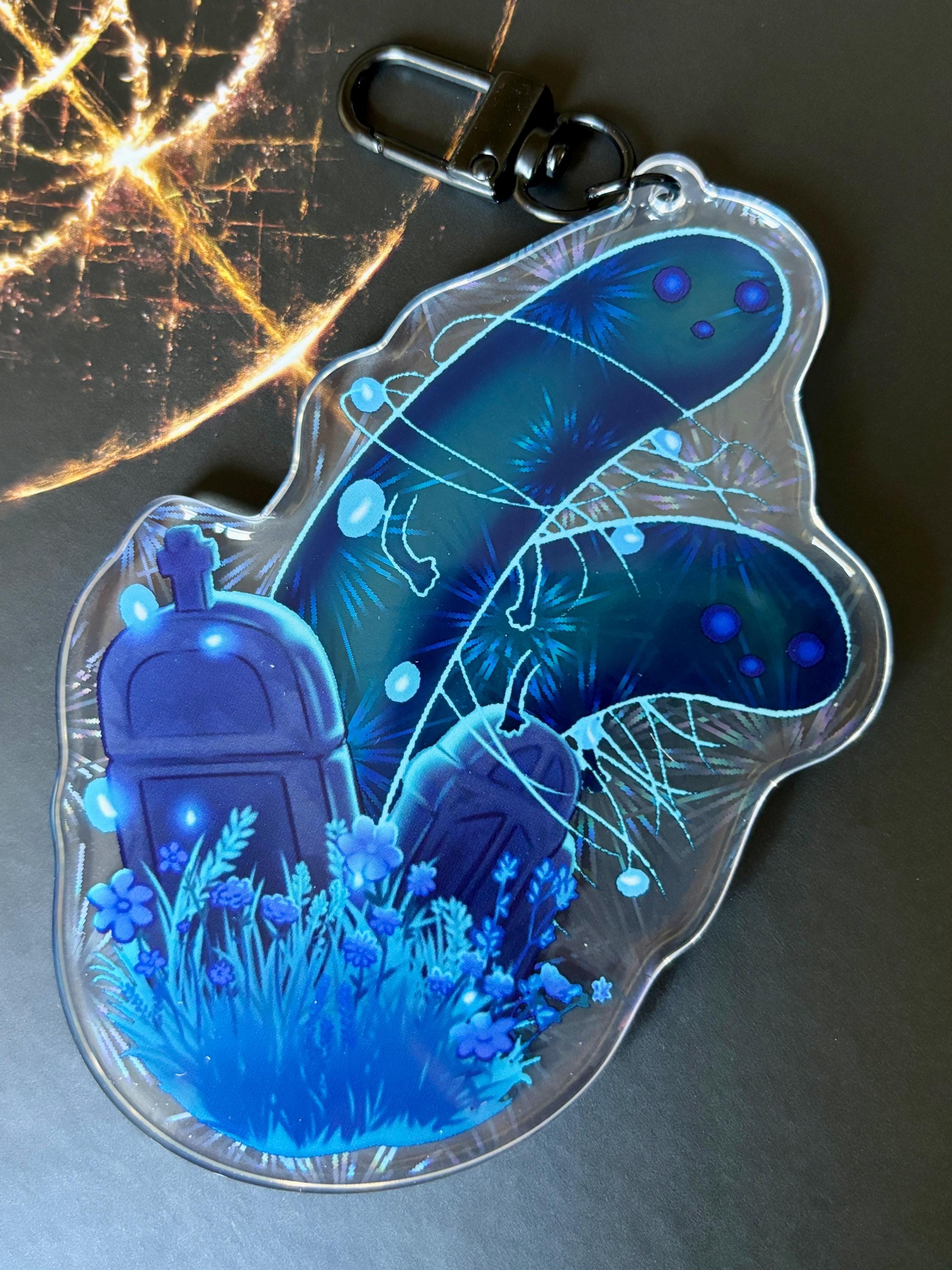 ELDEN RING 荒れ狂う神獣 メタルチャーム キーホルダー Keychain