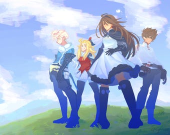 CLEARANCE - Bravely Default Flying Fairy Print