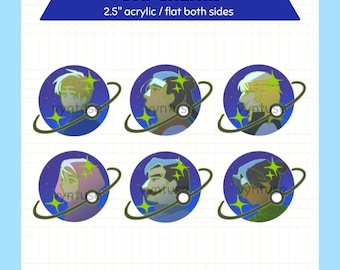 Orb Acrylic Charms