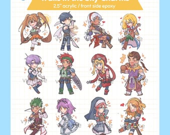 Trails in the Sky Acrylic Charms