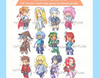 Tales of Series Acrylic Charms