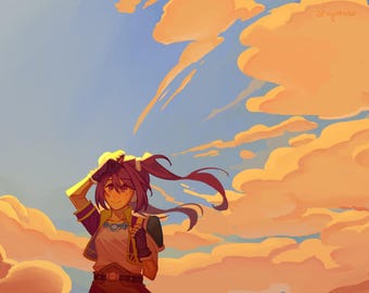 CLEARANCE - Trails in the Sky FC Estelle Print