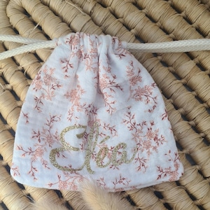 Pacifier holder - Personalized fabric pacifier holder