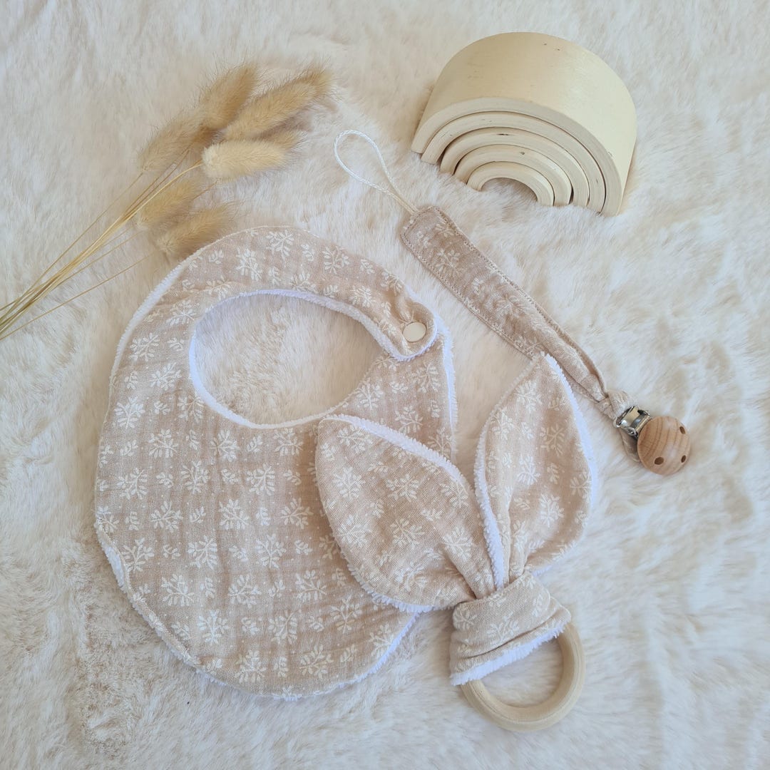 Personalized Baby Birth Box – Original Birth Gift – Pacifier Clip, Bib ...