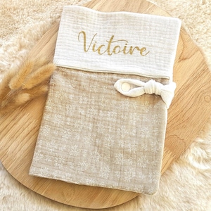 Personalized baby health record book cover - custom baby shower gift - gift for baby and child