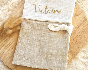 Personalized baby health record book cover - custom baby shower gift - gift for baby and child