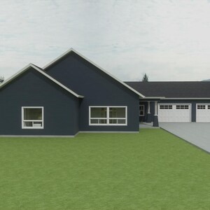 FDH3141 / 3141 Sq Ft / 4 Beds / 4 Baths / Office / 3 Car Garage - Plan Set