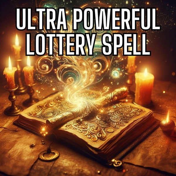 Ultra Powerful Lottery Spell | Powerball Spell | Lotto Spell | Win Lottery Spell | Get Rich Spell | Lottery Luck | Fast Money Spell
