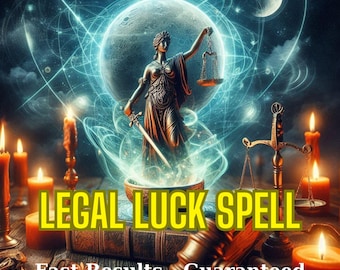 Legal Luck Spell – Court Case Success & Favor – Manifest Justice - Positive Outcomes