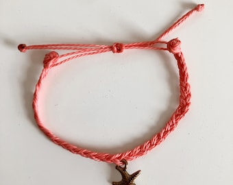 pura vida braided coastal star fish bracelet