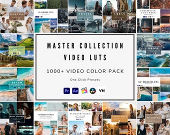 1000+ Video LUTs Master Collection: Color Grading Presets
