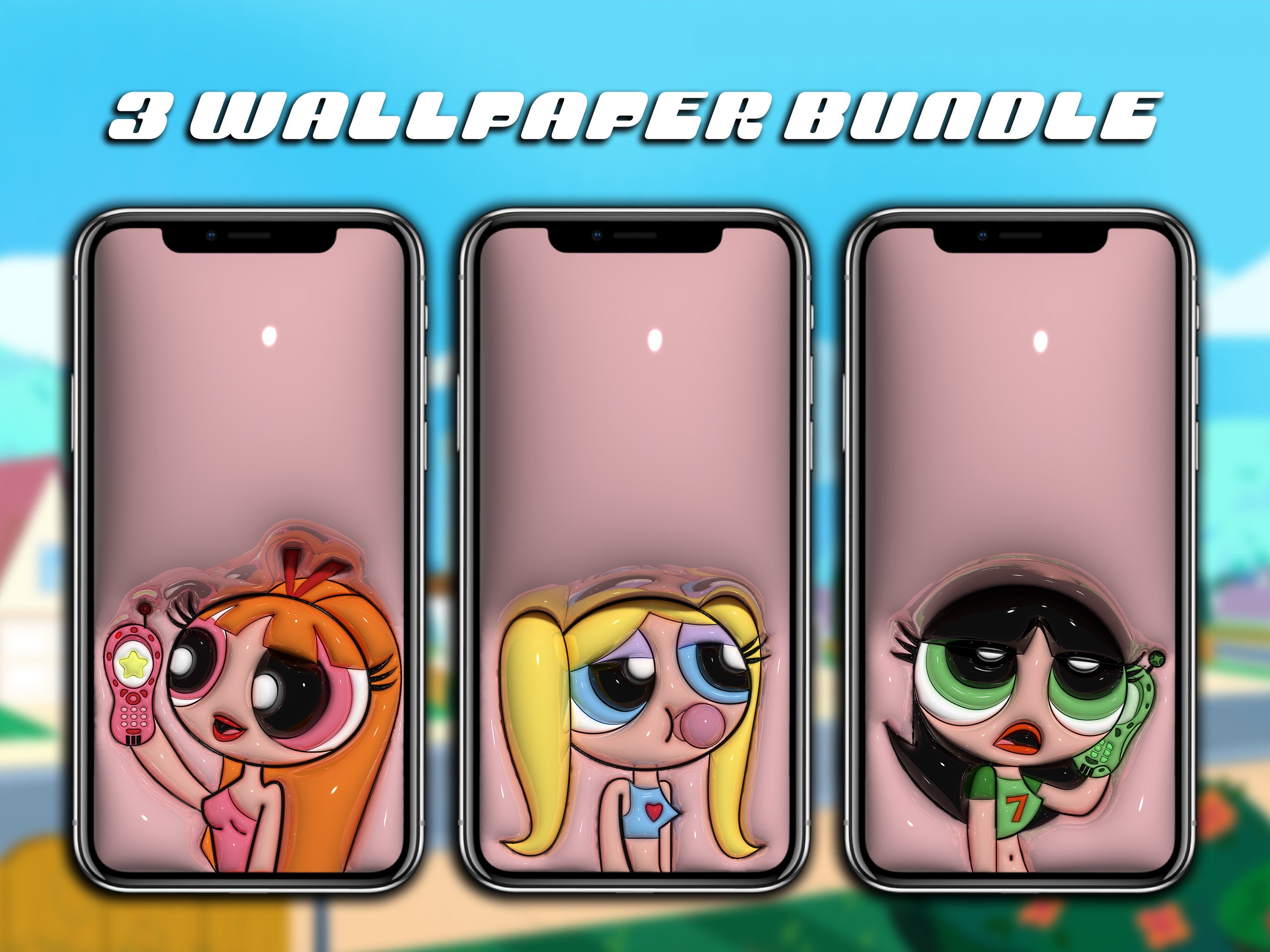 Powerpuff Girls Wallpaper, Trio Wallpapers, Matching Friend Wallpapers