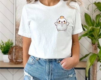 Chicken Lady T-Shirt, Funny Chicken T Shirt, Chicken Pocket Shirt, Chicken Farmer Shirt, Cute Chicken TShirt, Sassy Chicken,Chicken Mom Gift