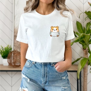 Hamster Shirt, Hamster Mom Shirt, Hamster Pocket Gift, Hamster Lover Gift, Women Shirt, Hamster Owner Shirt, Gift for Hamster Lovers