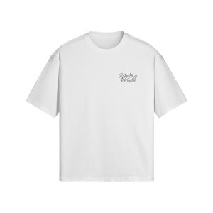 Camiseta "La salud es riqueza", 100 % algodón White